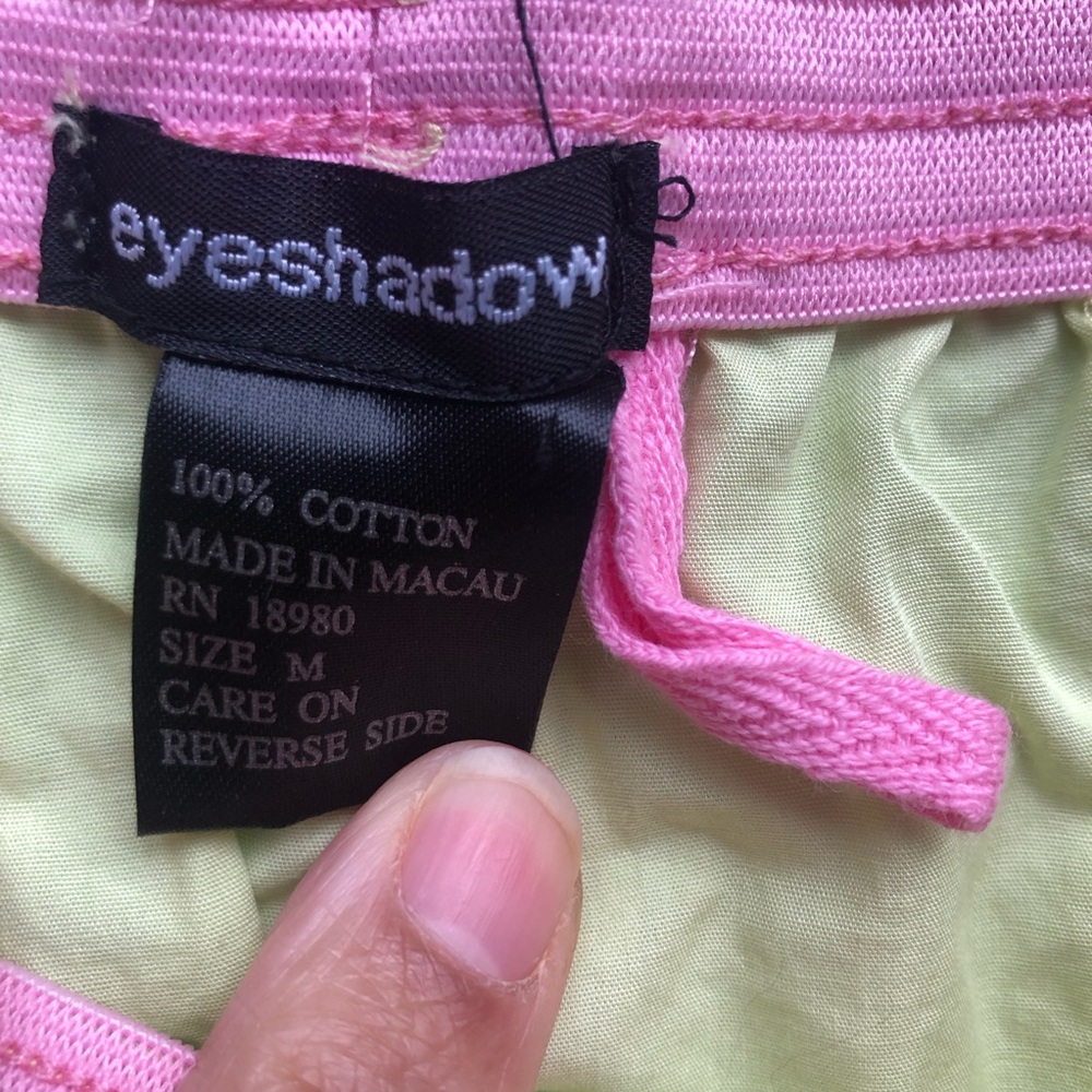 NWOT Women's Blue and Yellow Pajama Short Set - Picture 5 of 10